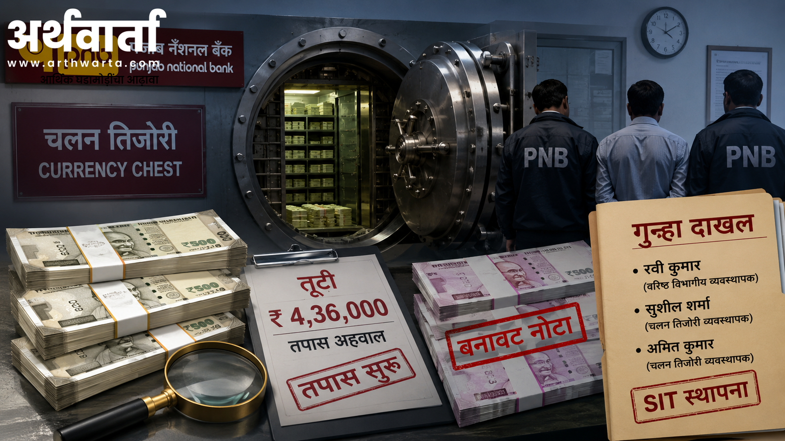 pnb-saharanpur-currency-chest-fraud-arthwarta