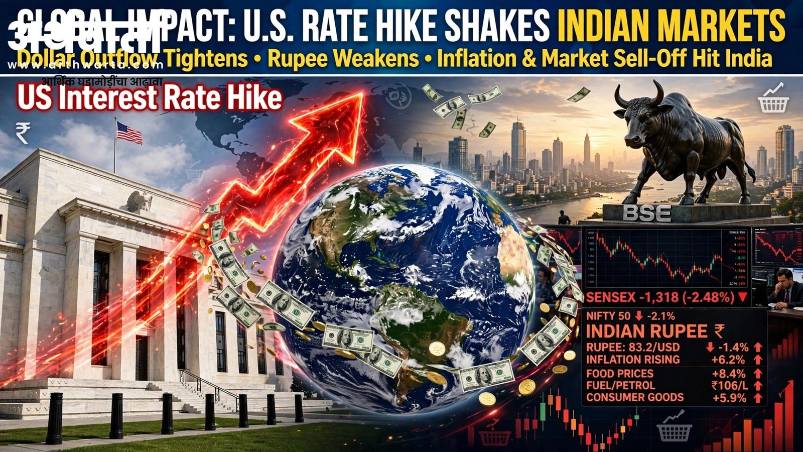 fed-interest-rate-hike-trump-india-impact-arthwarta